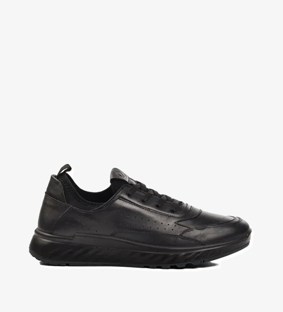 Siyah Deri Ortopedik Erkek Casual Ayakkabı 28800 - Görsel 1