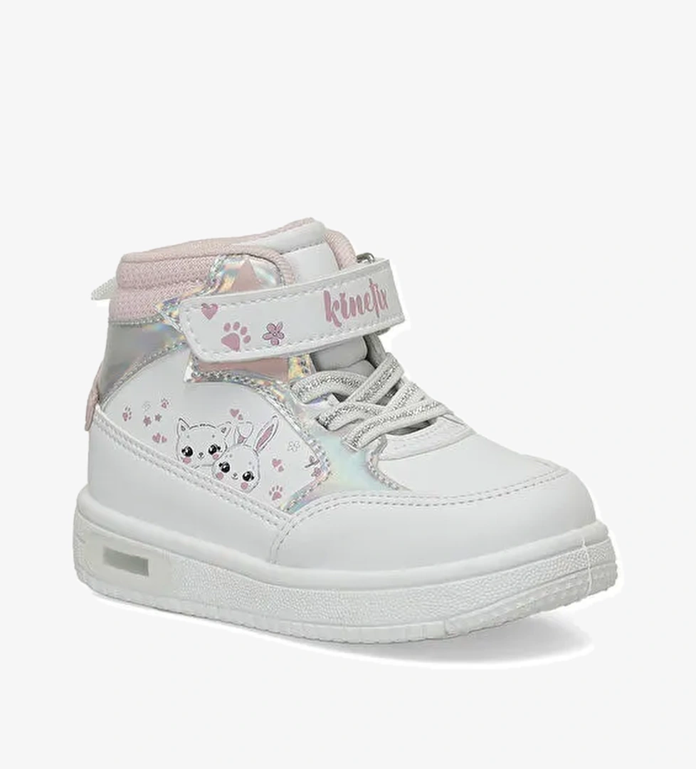 DREP HI B 4PR Beyaz Kız Çocuk High Sneaker - Görsel 1