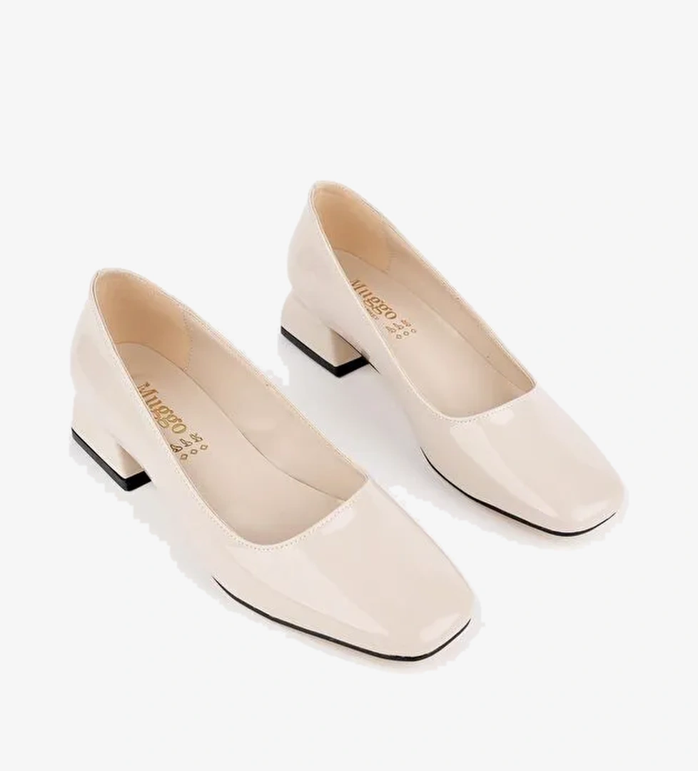 LİLİTH Kare Burunlu Kısa Topuklu Kadın Günlük Ayakakkabı - Görsel 1