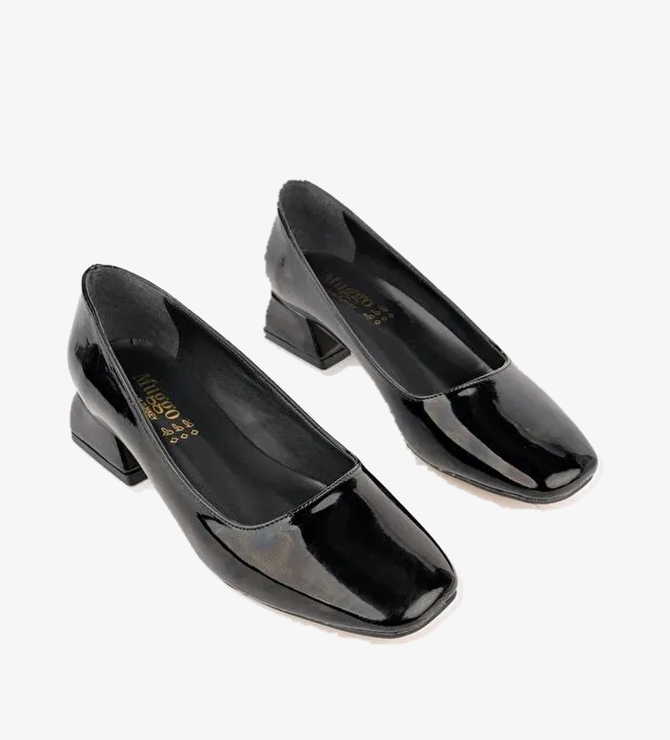 LİLİTH Kare Burunlu Kısa Topuklu Kadın Günlük Ayakakkabı - Görsel 1