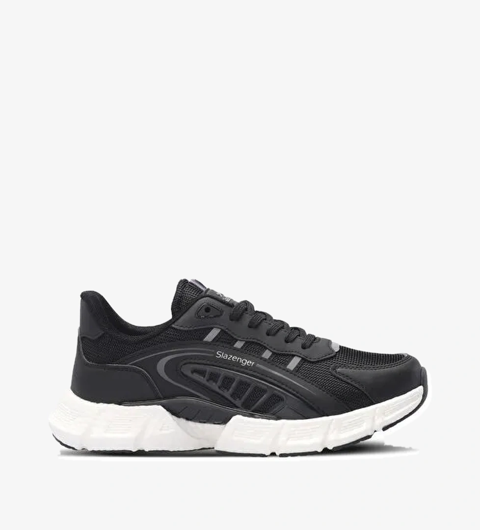 ZIPLINE Erkek Sneaker Ayakkabı Siyah / Koyu Gri - Görsel 1