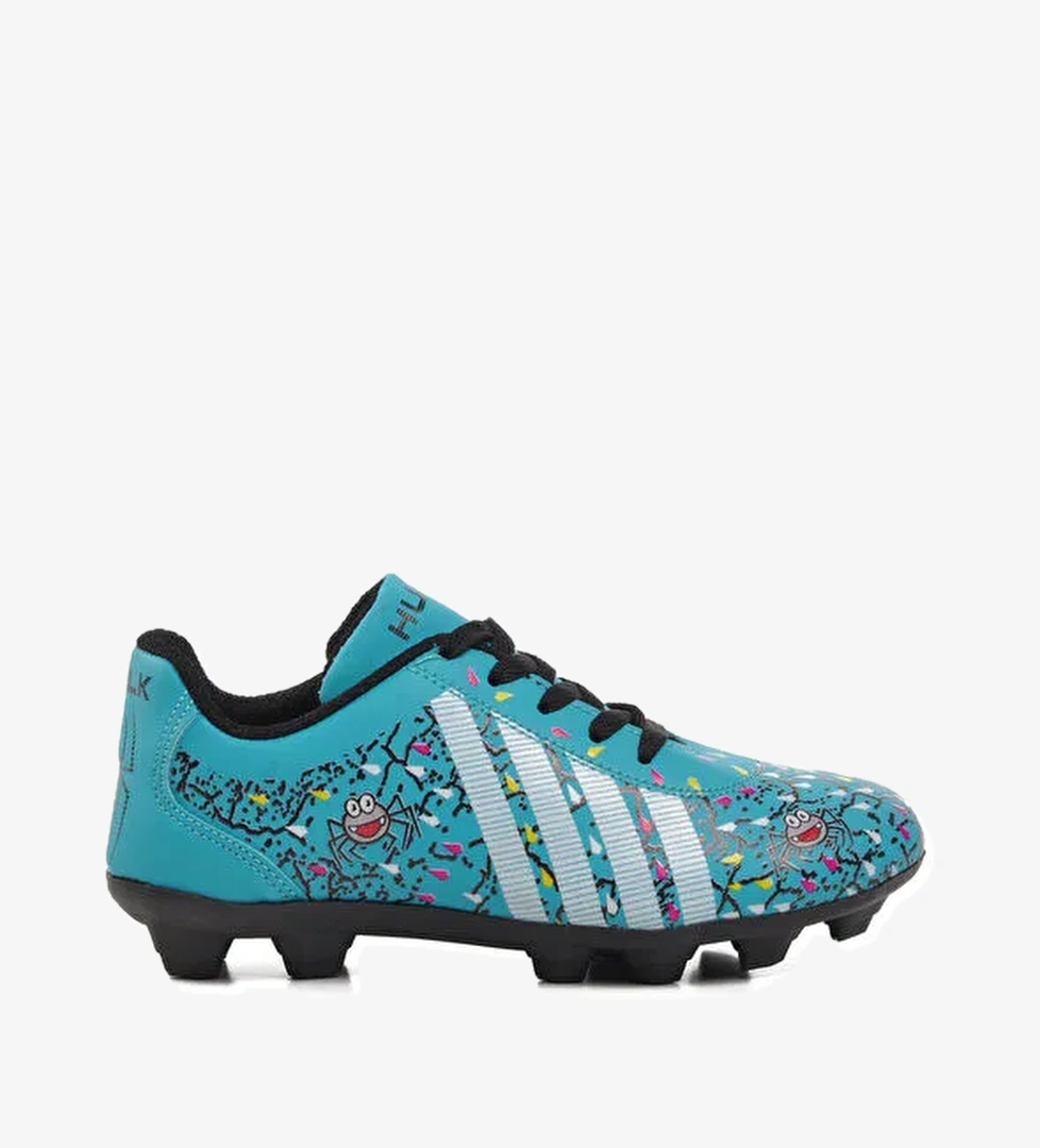 Örümcek Desenli Turkuaz Çocuk Krampon