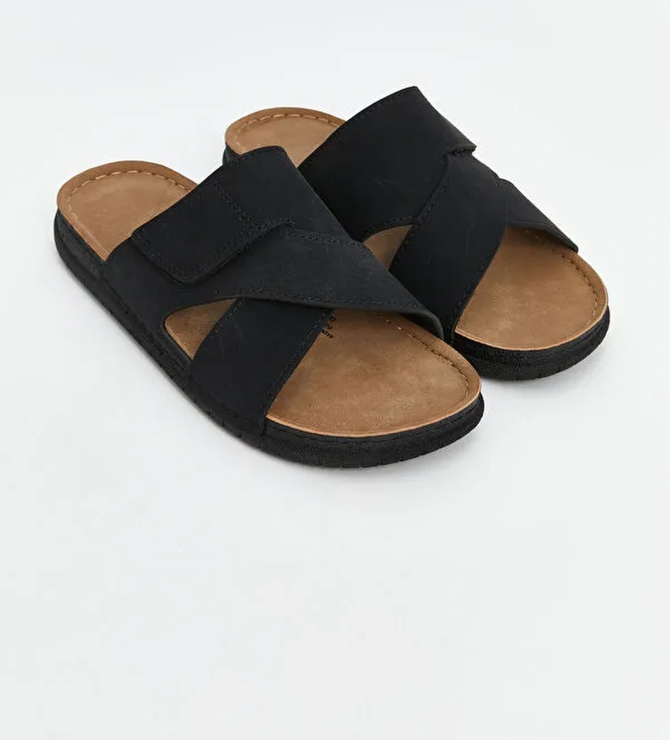 Lcw Steps Çapraz Bantlı Cırt Cırtlı Erkek Terlik model görseli