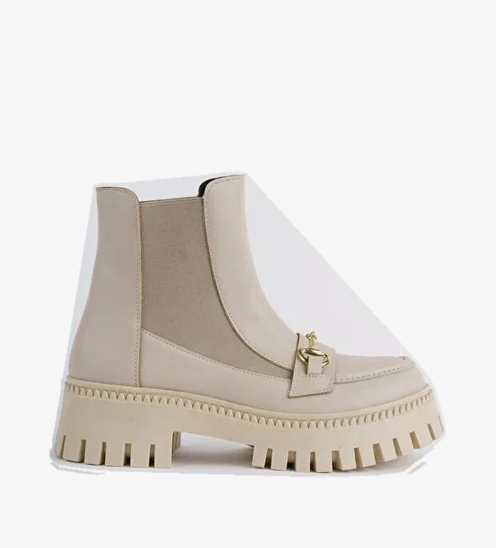 VESPER Tokalı Kalın Taban Kadın Chelsea Bot - Görsel 1