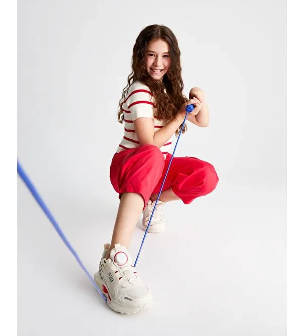 Code Hafif Unisex Çocuk Bej Spor Ayakkabı - Görsel 1