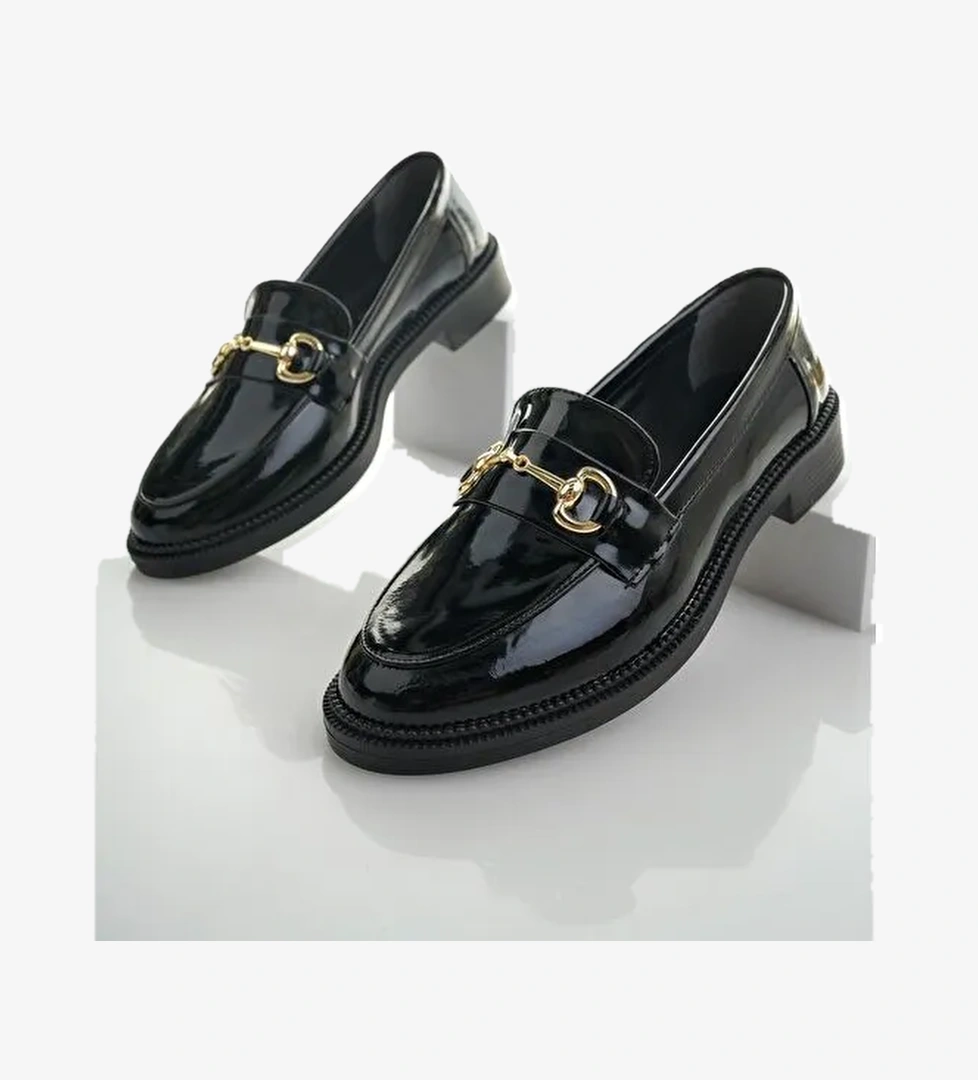 SUSSİE Metal Tokalı Kadın Loafer Günlük Ayakkabı