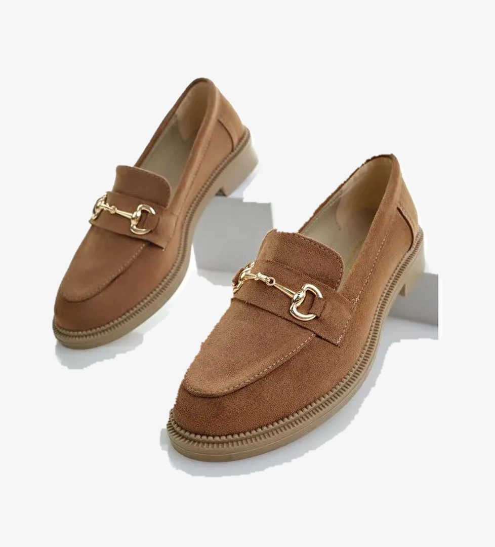 SUSSİE Metal Tokalı Kadın Loafer Günlük Ayakkabı