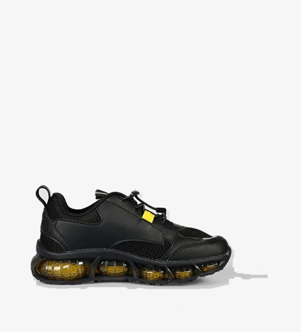 Corn Havalı Taban Erkek Çocuk Okul Öncesi Siyah Spor Ayakkabı - Görsel 1