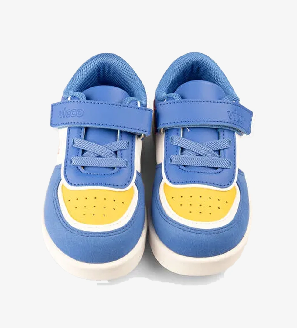 Sam Işıklı Erkek Çocuk Saks Mavi Sneaker - Görsel 1