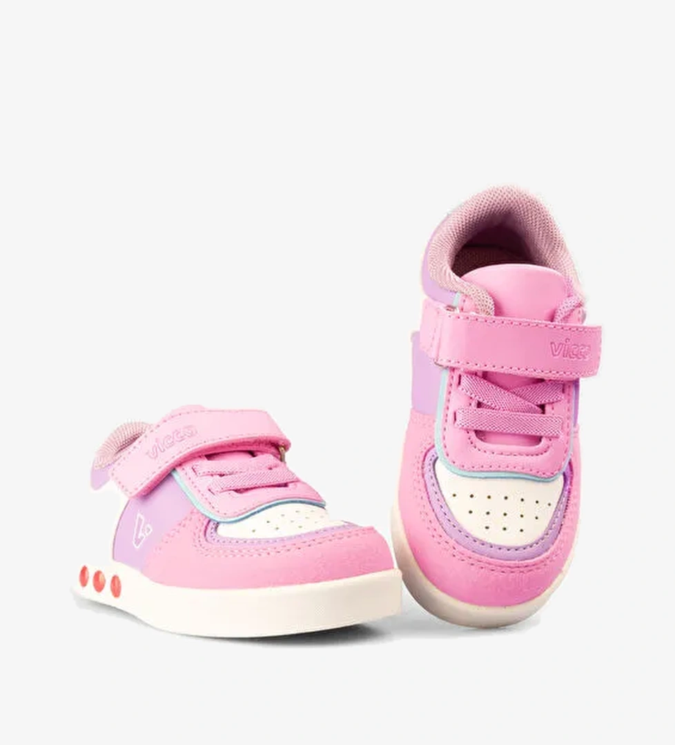 Sam Işıklı Kız Okul Öncesi Pembe Sneaker - Görsel 1