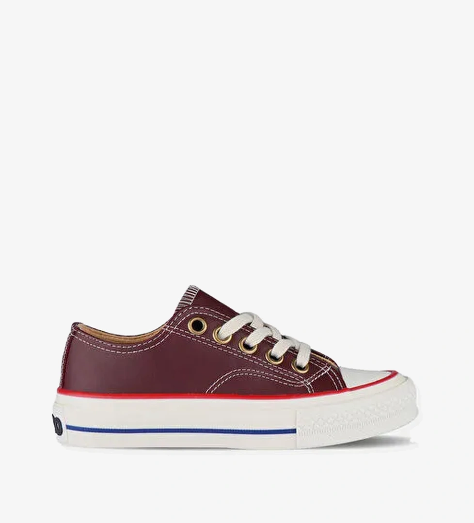 Navar Basic Unisex Çocuk Bordo Sneaker - Görsel 1