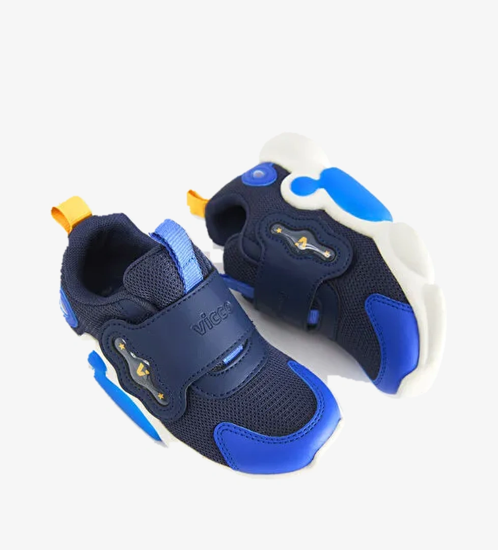 Gum Işıklı Erkek Çocuk Okul Öncesi Lacivert Spor Ayakkabı - Görsel 1