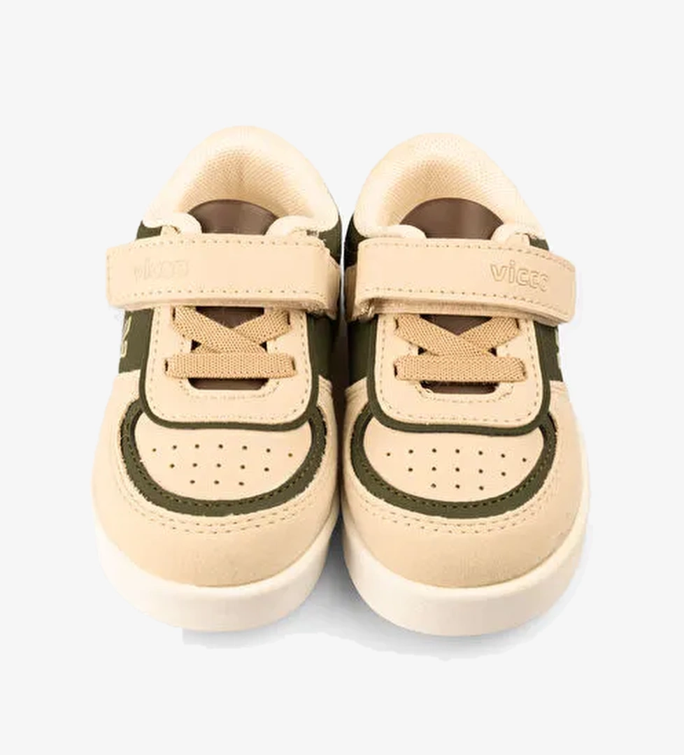 Sam Işıklı Erkek Çocuk Haki Sneaker - Görsel 1