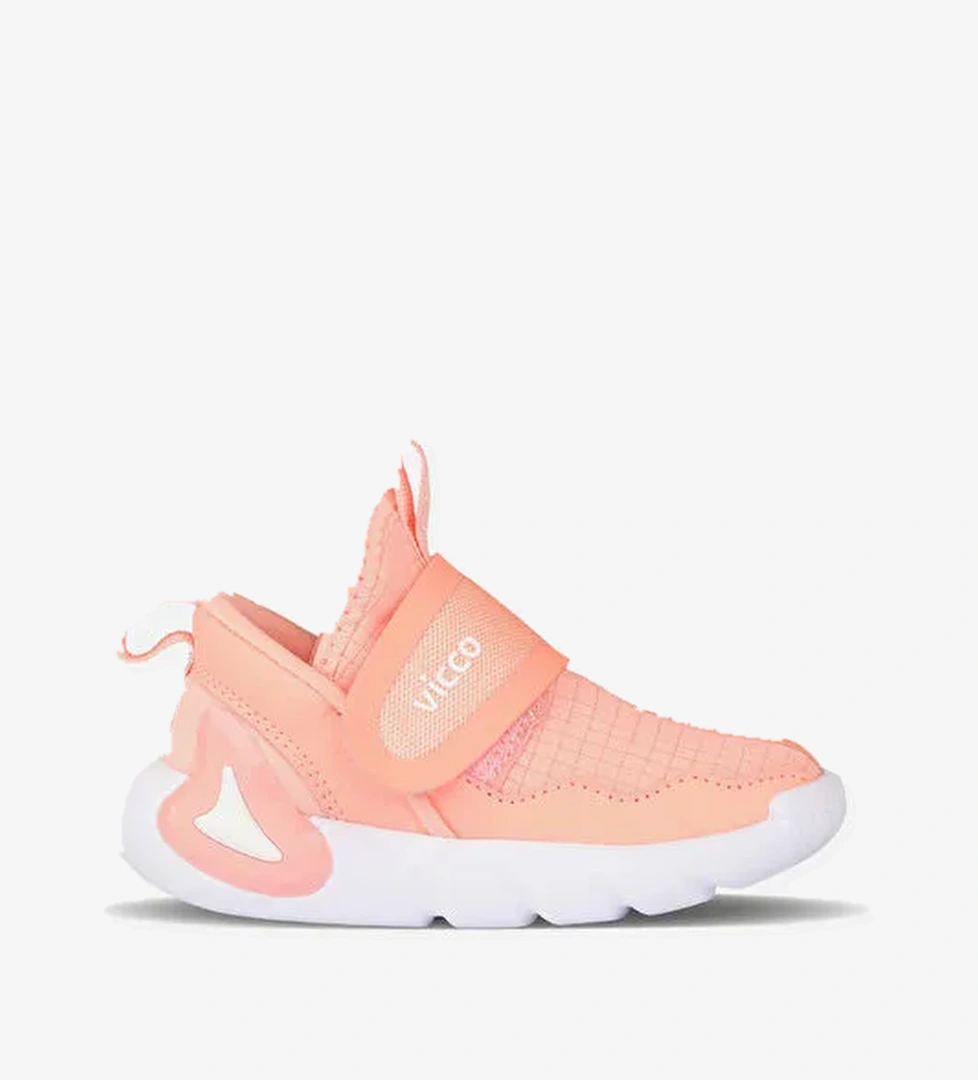 Tess Hafif Kız Çocuk Okul Öncesi Pudra Sneaker - Görsel 1