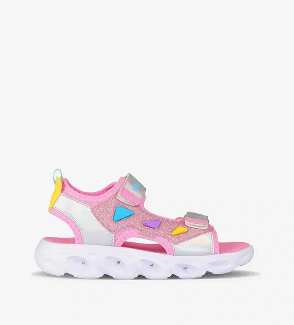 Hilda Işıklı Kız Çocuk Pembe Sandalet - Görsel 1