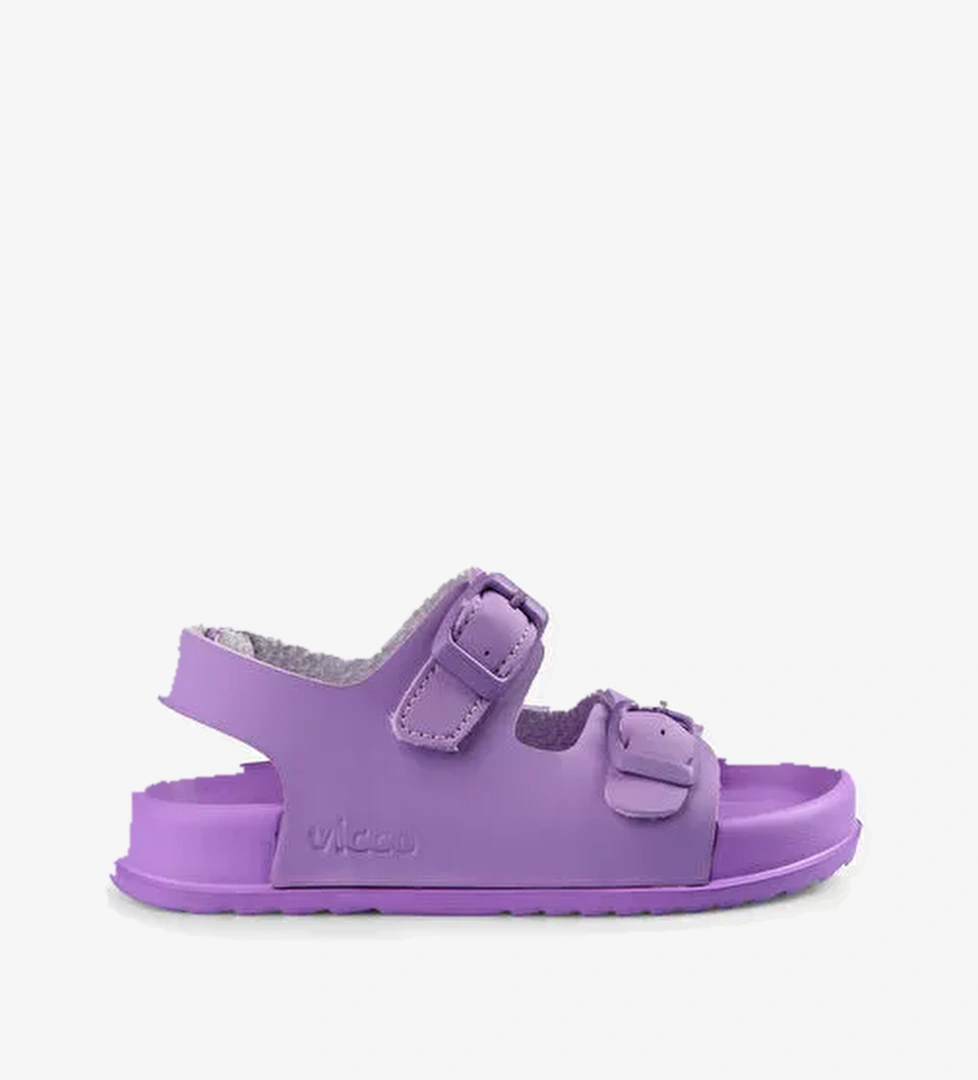 Miyu Hafif Kız Okul Öncesi Lila Sandalet - Görsel 1