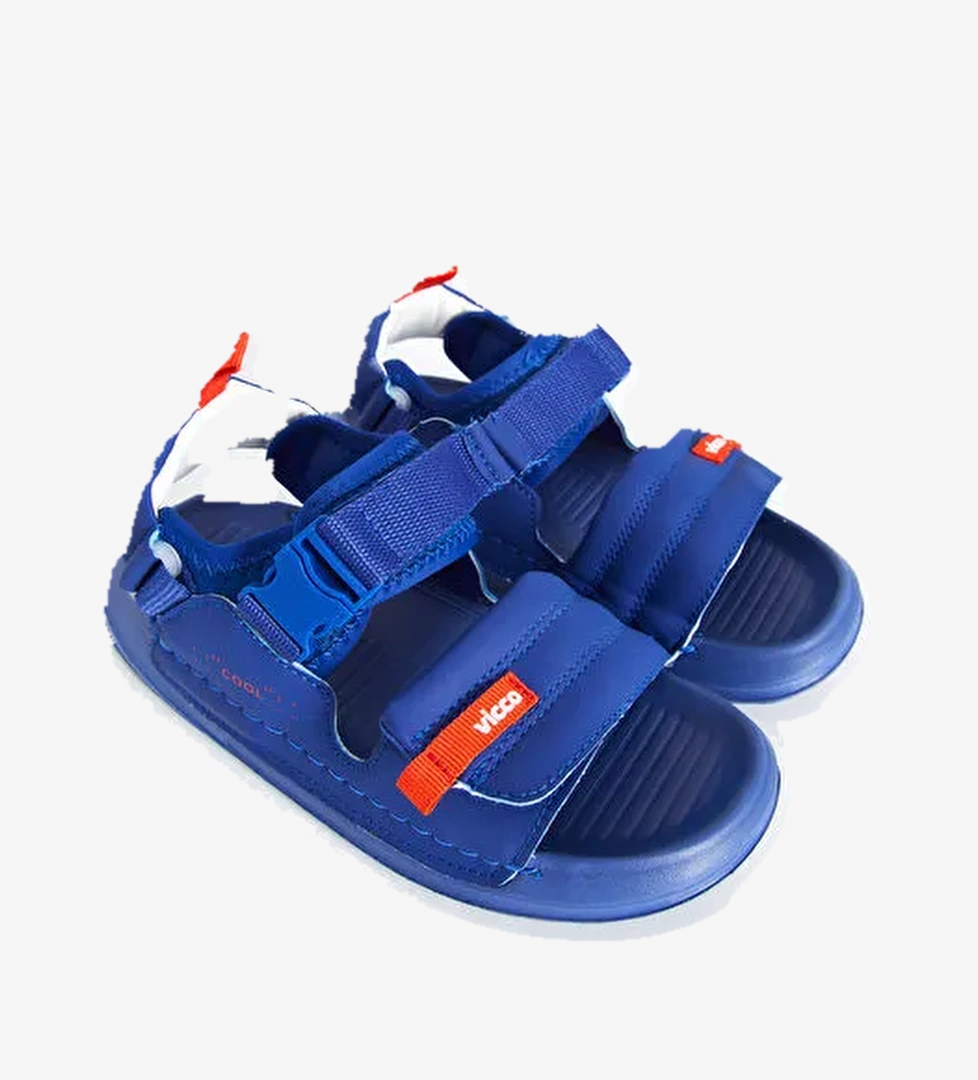 Rave Hafif Erkek Çocuk Saks Mavi Sandalet - Görsel 1