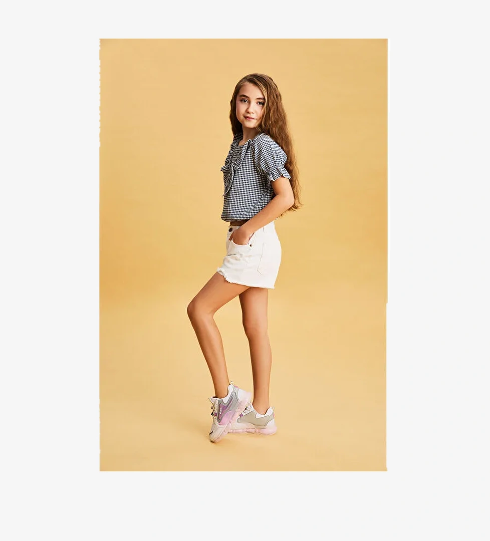 Vicco Corn Basic Kız Çocuk Beyaz/Pembe Spor Ayakkabı model görseli