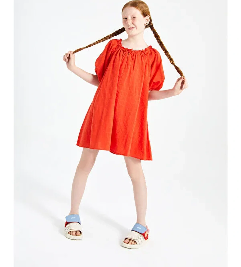 Juju Hafif Unisex Çocuk Bej Sandalet - Görsel 1