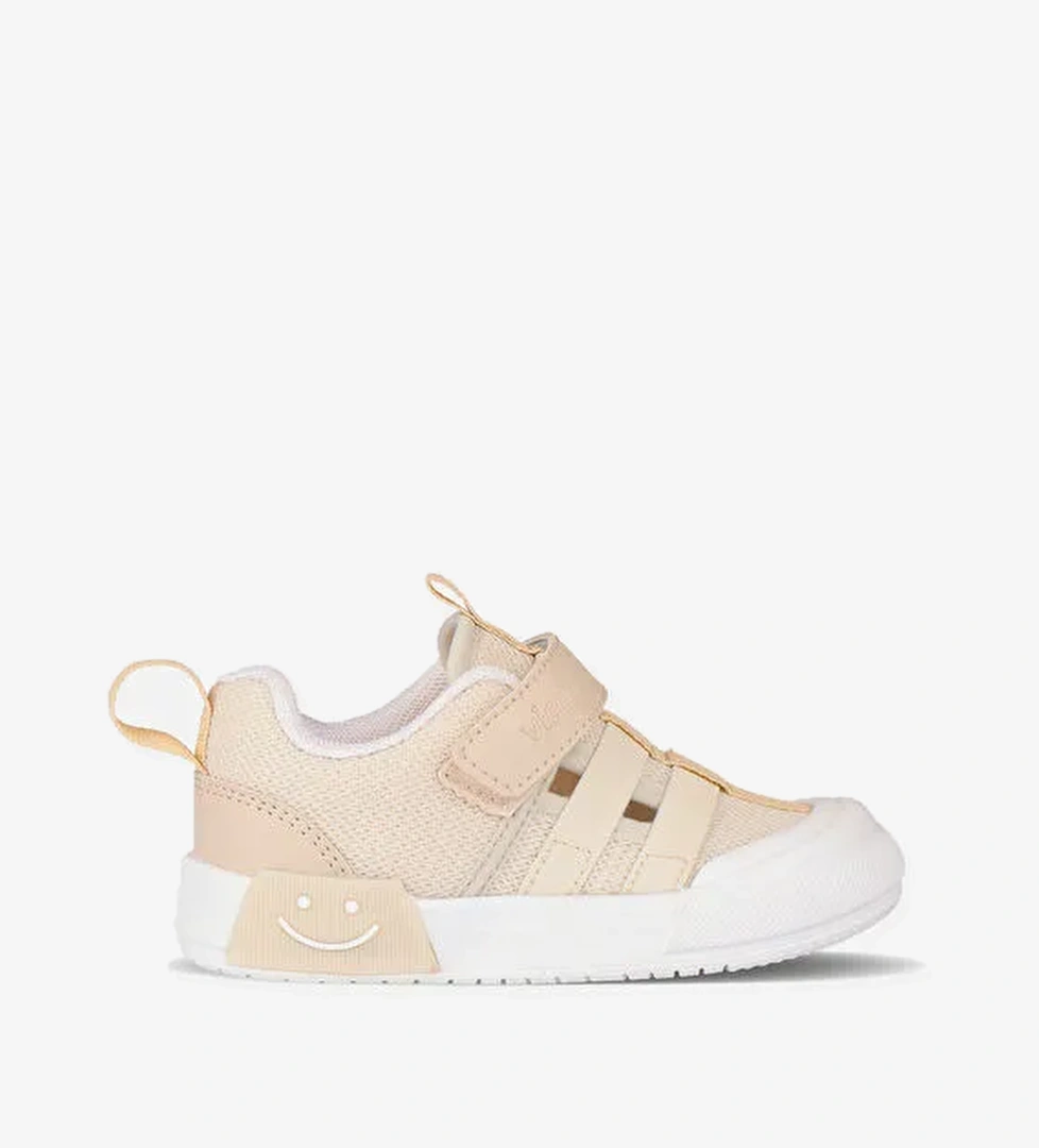 Momo Işıklı Unisex Okul Öncesi Bej Spor Ayakkabı - Görsel 1
