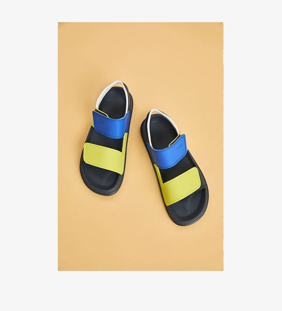 Krixi Hafif Erkek Okul Öncesi Lacivert Sandalet