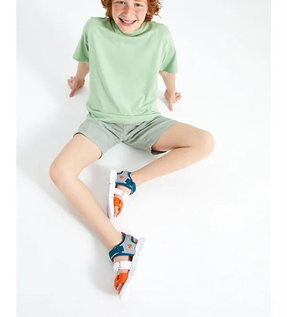 Gorbi Basic Erkek Çocuk Yeşil Sandalet - Görsel 1