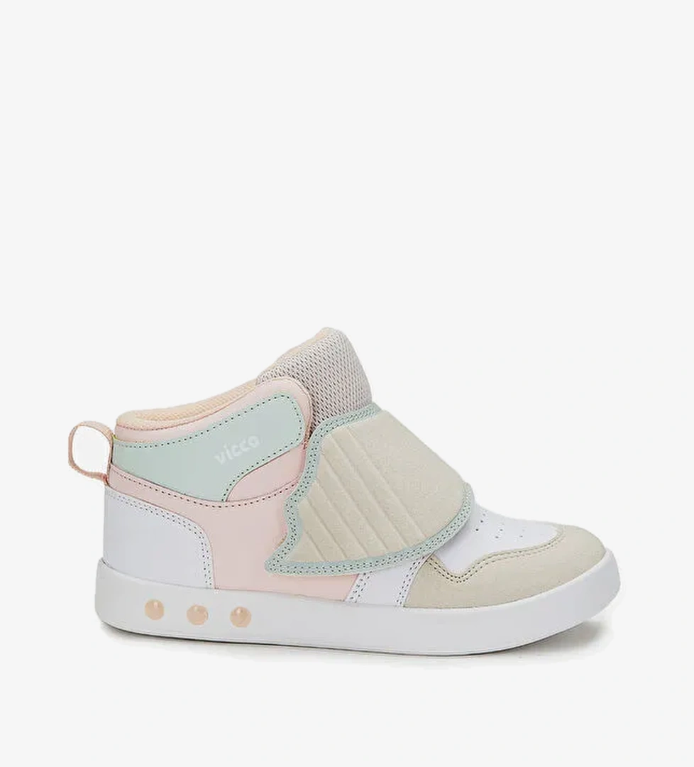 Ufo Işıklı Kız Çocuk Pudra Bot - Görsel 1