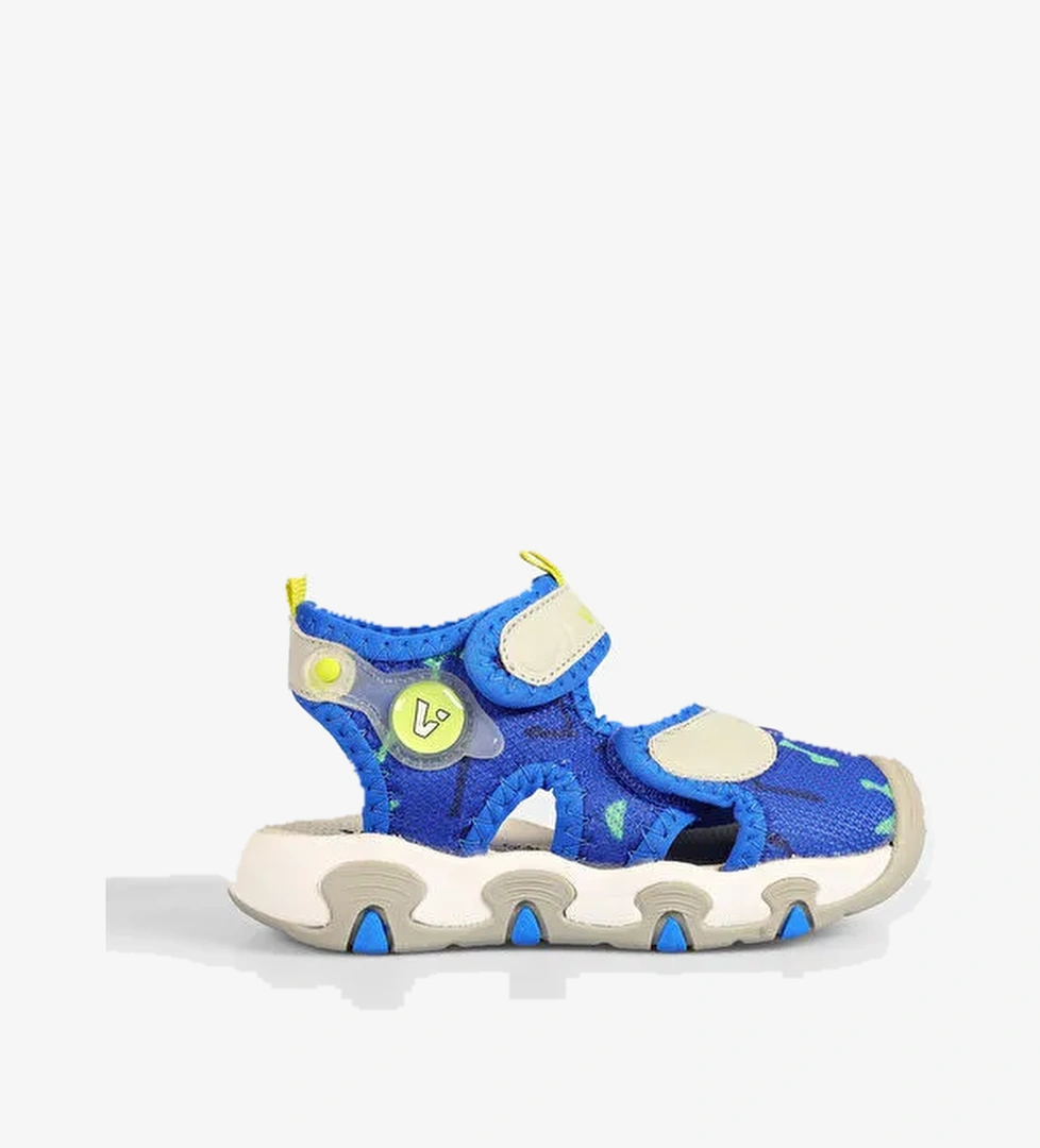 Cesi Hafif Erkek Bebek Saks Mavi Sandalet - Görsel 1