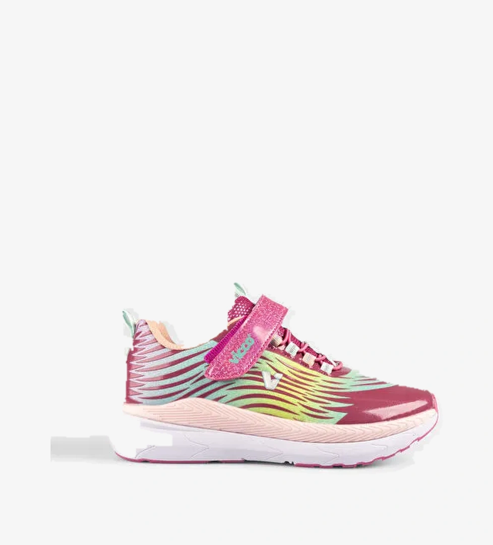 Maggie Işıklı Kız Çocuk Okul Öncesi Fuşya Sneaker - Görsel 1