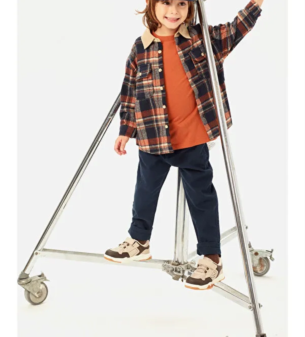 Homer Hafif Erkek Bebek Bej Spor Ayakkabı - Görsel 1