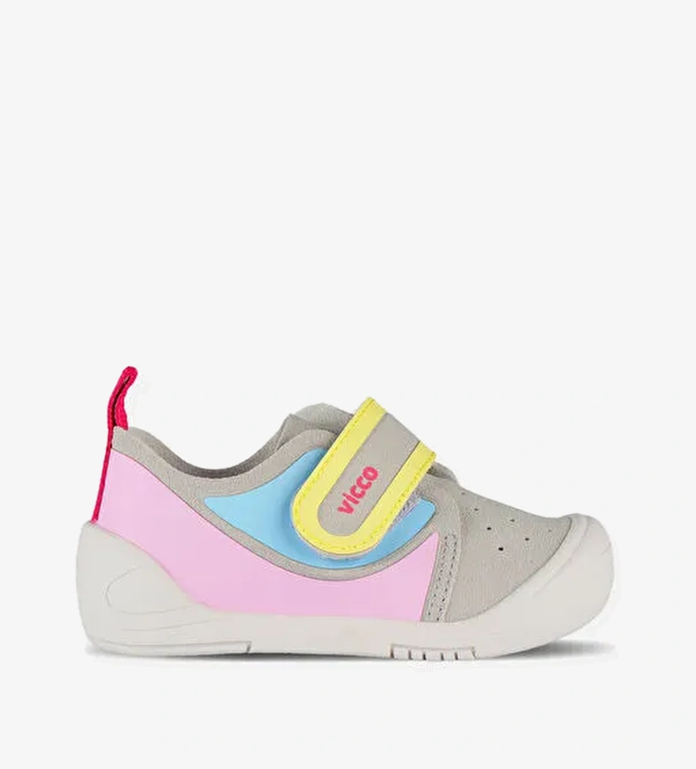 Vicco Uki Basic Kız Çocuk İlk Adım Gri/Pembe Günlük Ayakkabı model görseli