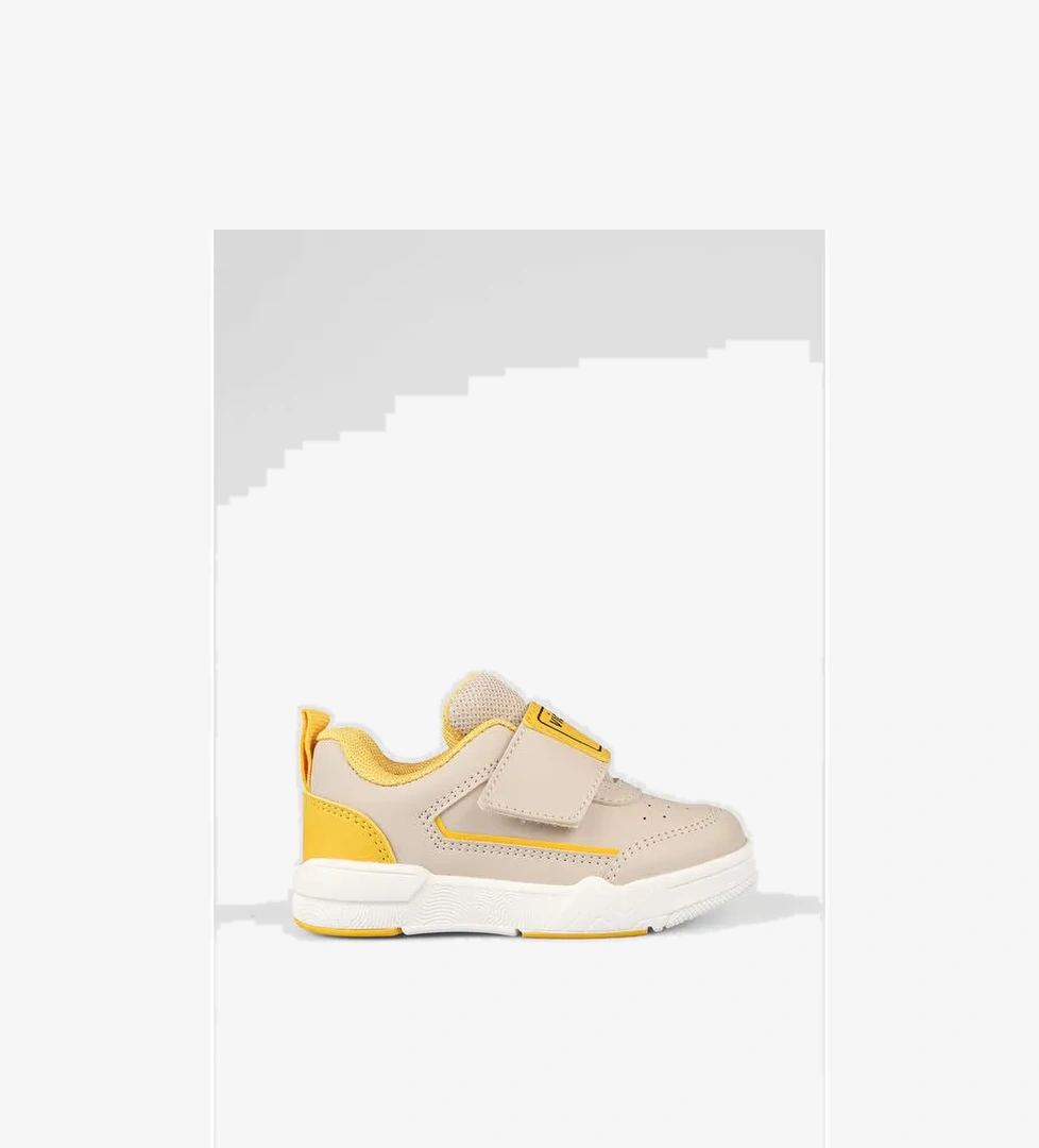Fidel Hafif Unisex Bebek Bej Sneaker - Görsel 1