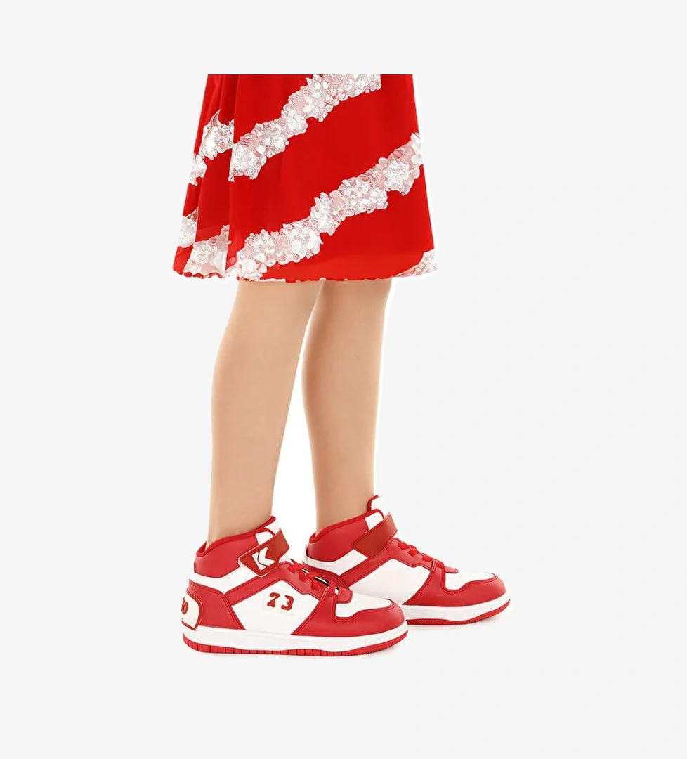 Carde Günlük Cırtlı Kız Çocuk Spor Ayakkabı