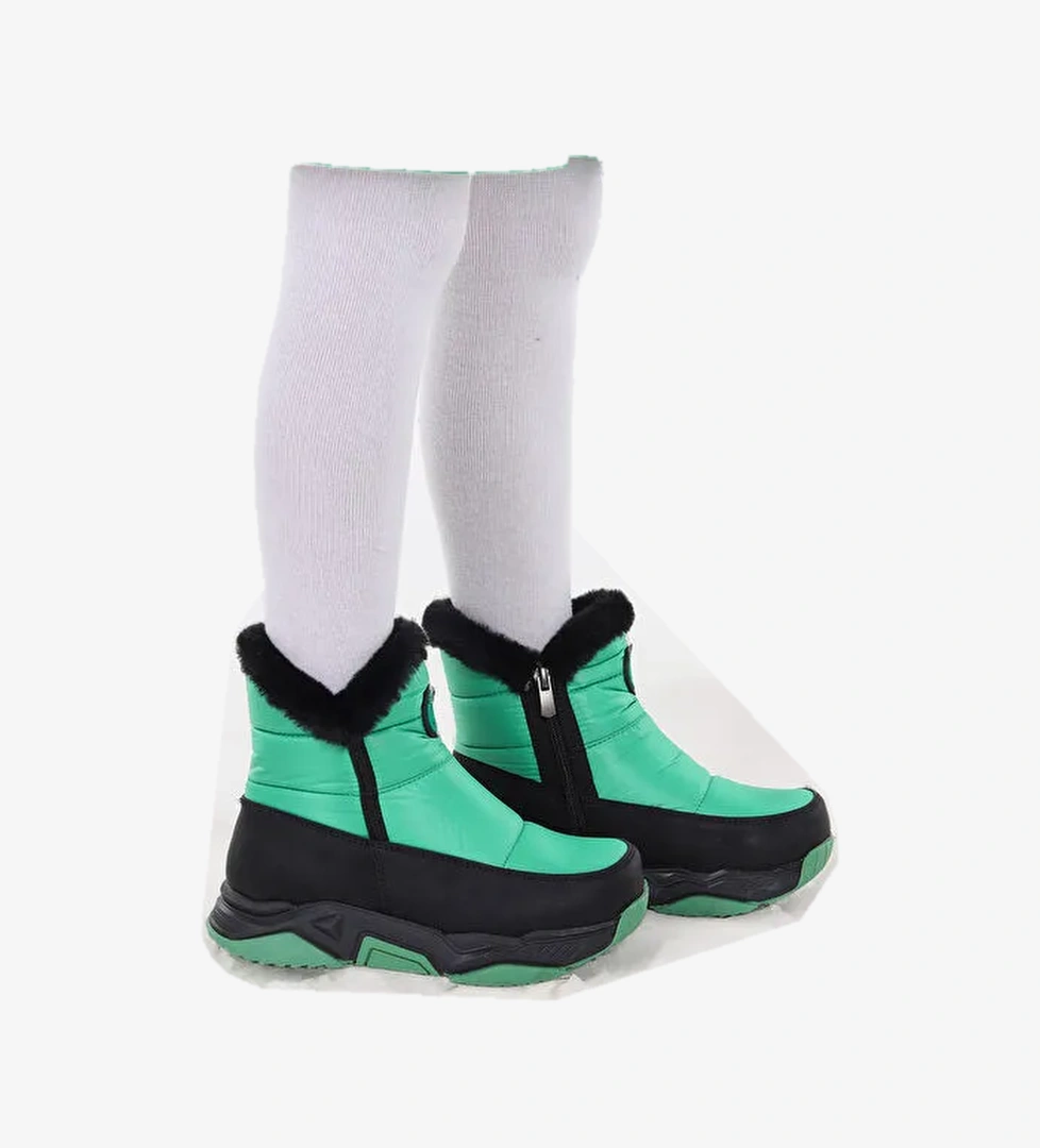 Pamela Fermuarlı Kız Çocuk Kar Botu