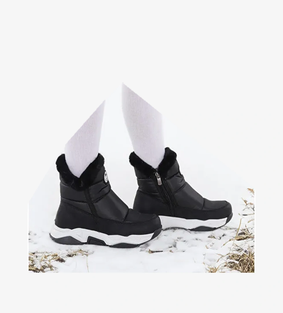 Pamela Fermuarlı Kız Çocuk Kar Botu - Görsel 1