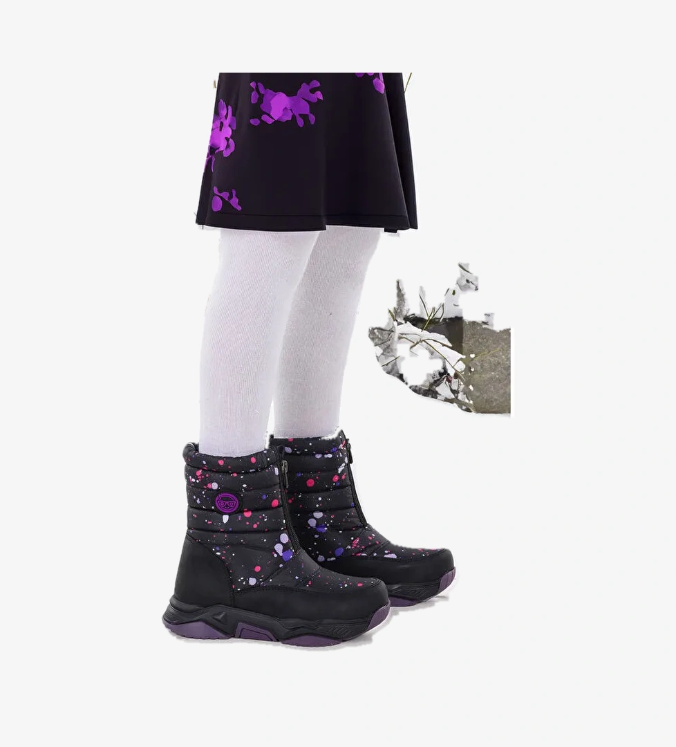 Mars Fermuarlı Kız Çocuk Kar Botu - Görsel 1