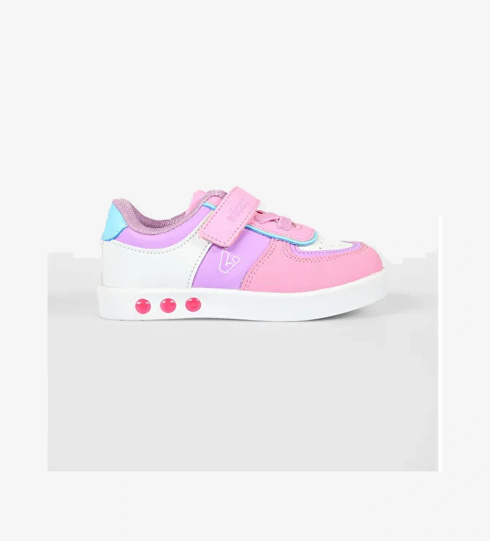 Sam Işıklı Kız Bebek Pembe Sneaker - Görsel 1