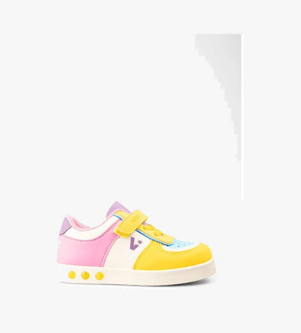 Sam Işıklı Kız Bebek Sarı Sneaker - Görsel 1