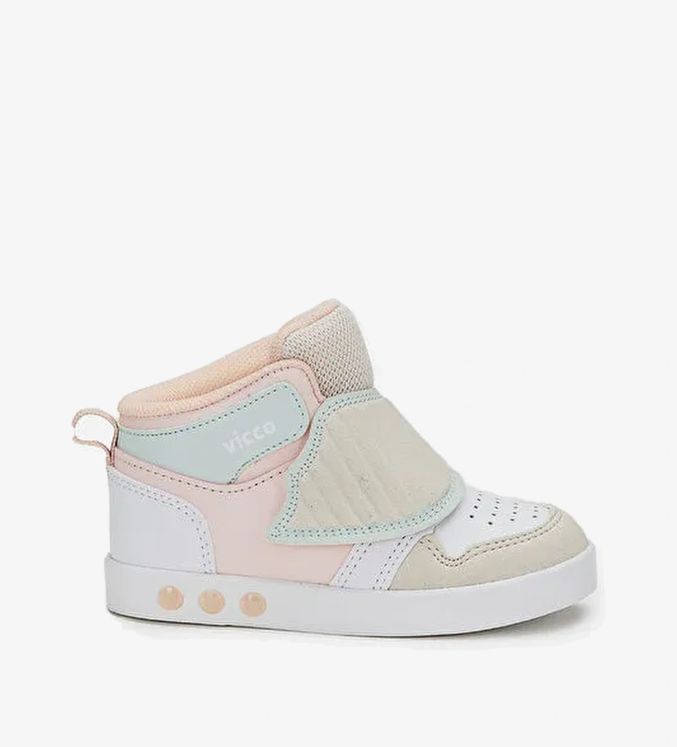 Ufo Işıklı Kız Çocuk Okul Öncesi Pudra Bot - Görsel 1