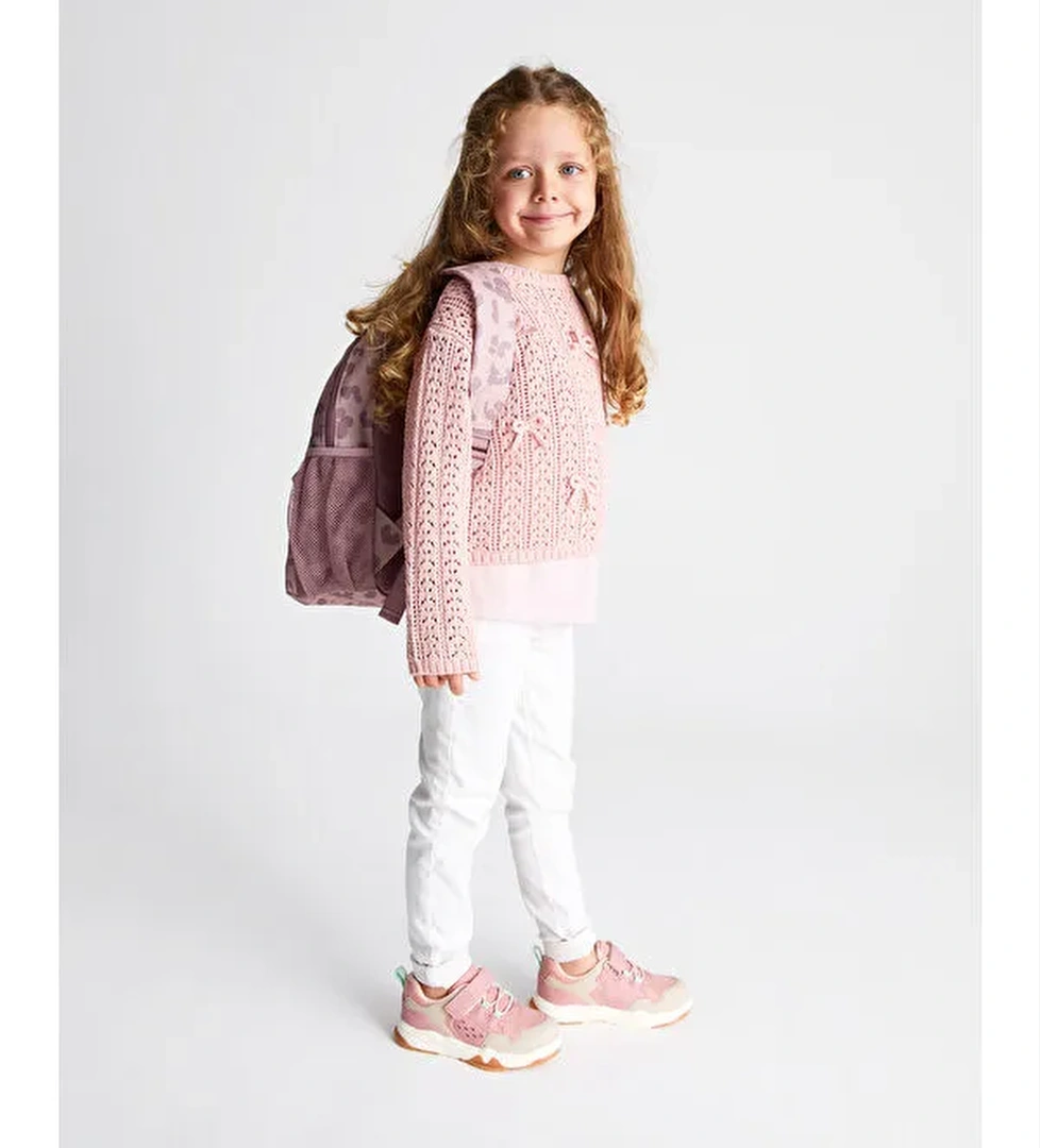 Homer Hafif Kız Bebek Pudra Spor Ayakkabı - Görsel 1