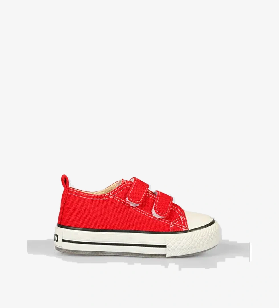 Pino Işıklı Kız Bebek Kırmızı Spor Ayakkabı - Görsel 1