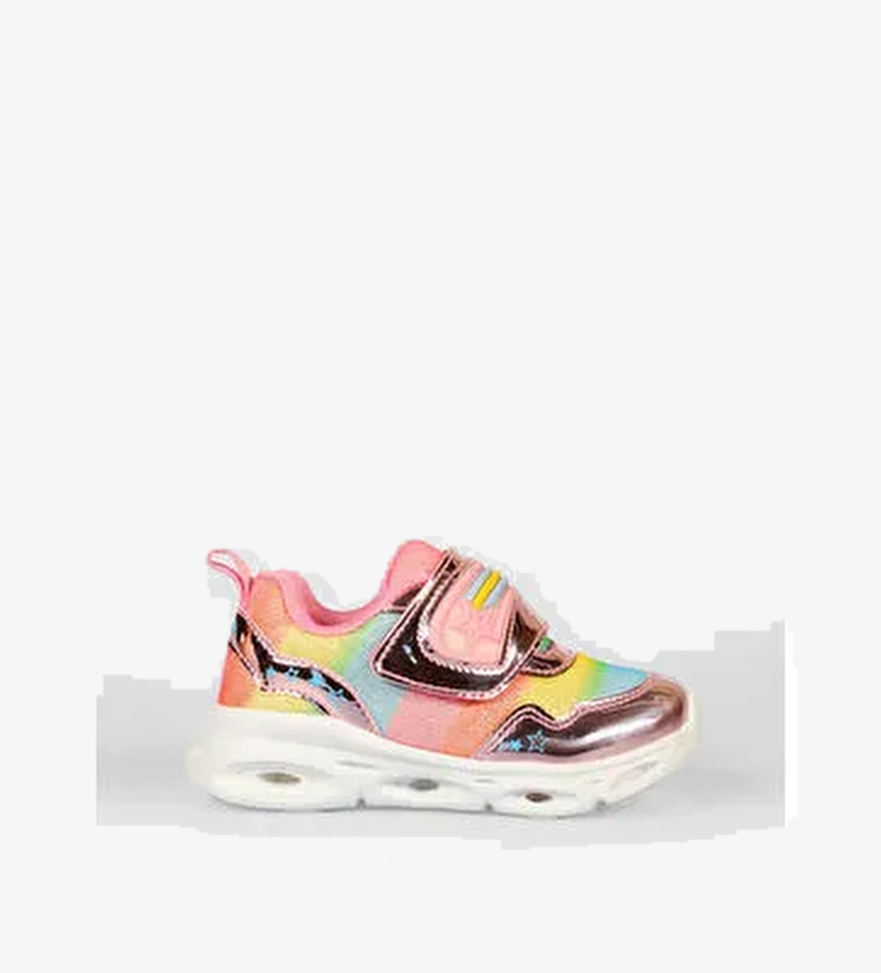 Kita Işıklı Kız Bebek Pembe Spor Ayakkabı - Görsel 1