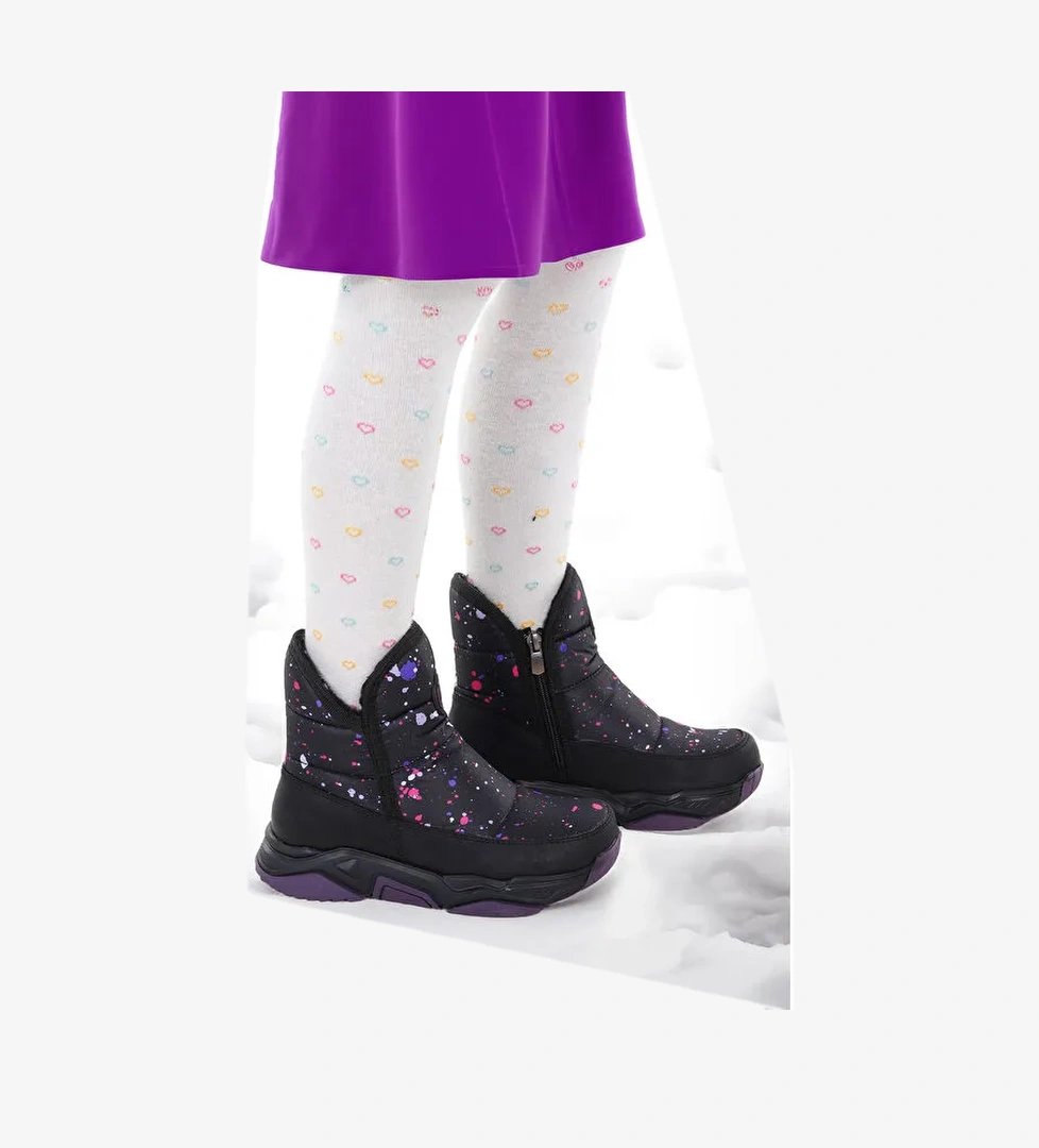 Rocco Fermuarlı Kız Çocuk Kar Botu - Görsel 1