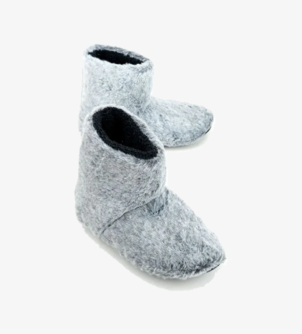 Erkek Kışlık Sessiz Taban Ev Panduf Bot - Görsel 1