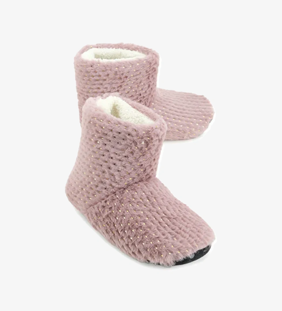 Kadın Kışlık Sessiz Taban Ev Panduf Bot