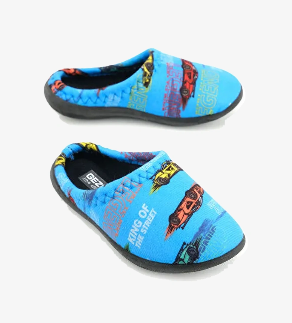 Erkek Çocuk Kışlık Legend Rahat Taban Ev Gondol Terlik - Görsel 1