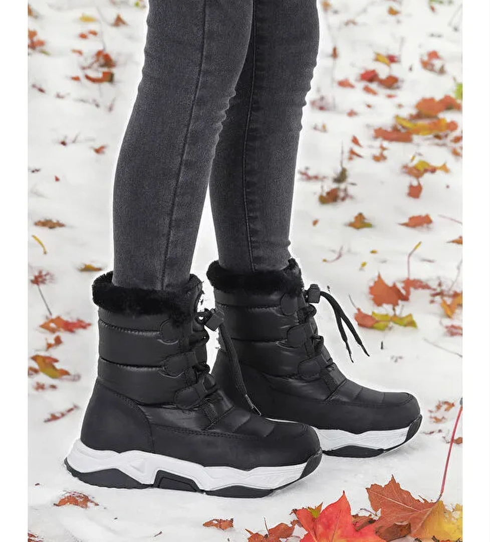 Alison Bağcıklı Erkek Çocuk Kar Botu