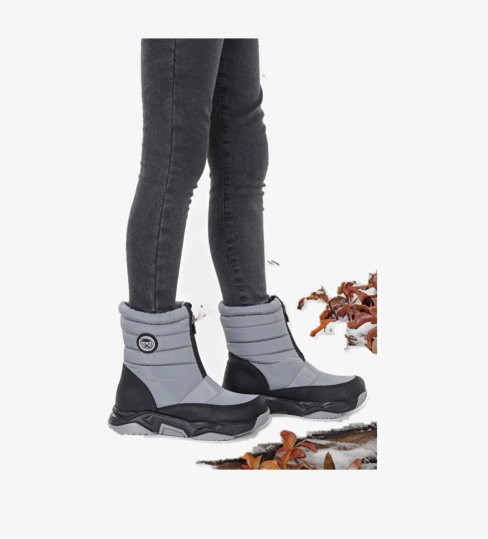 Sumo Fermuarlı Erkek Çocuk Kar Botu