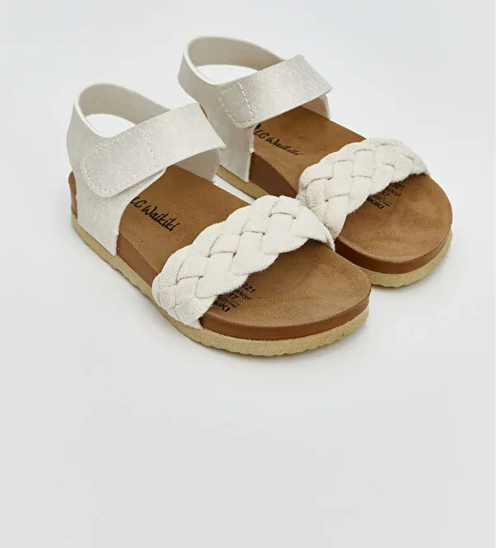 Cırt Cırtlı Kız Bebek Sandalet - Görsel 1