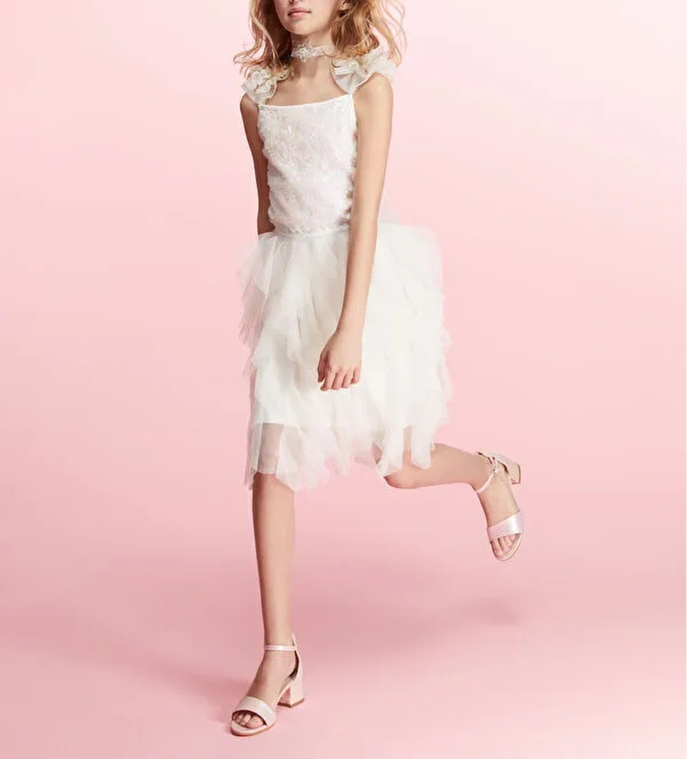 Lcw Steps Deri Görünümlü Kız Çocuk Topuklu Ayakkabı model görseli